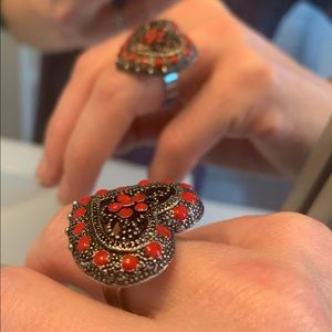 Heart ♥️ Fashion Filigree ring